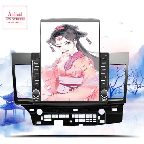 Android 6G+128G Car Radio for Mitsubishi Lancer 2007-2012 9.7 Inch 4G NET RDS DSP Video Audio Multimedia 2 Din Car Dvd Player