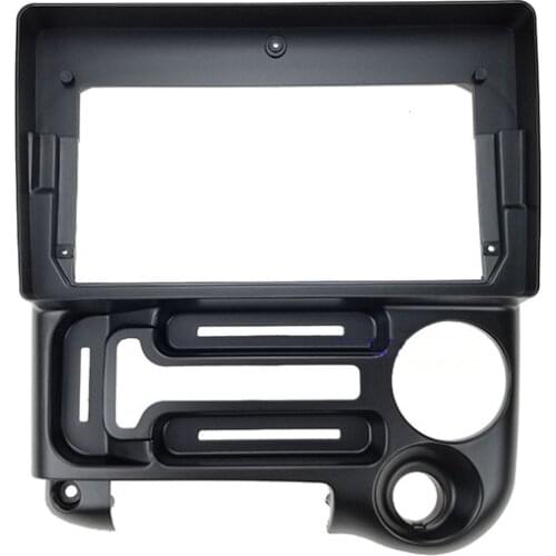 Car Fascia Navigation Fascias Dash Frame Kit Panel For 9" Android Multimedia Player For Hyundai Santro 2006 2007 2008 2009 -2015