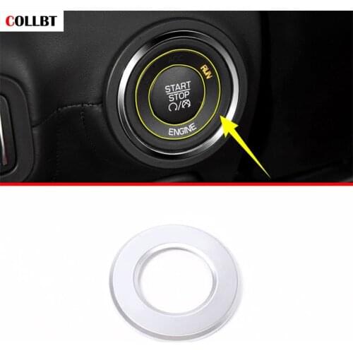 For Maserati Ghibli Quattroporte 2013-2017 Car Styling ABS Chrome Engine Start Decoration Ring Frame Trim Car Accessories