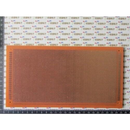 Free shipping Bakelite universal board 13 * 25CM / 2.54MM Pitch / Pegboard / PCB Universal circuit board