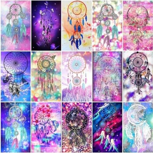 CraftArtGo 5D DIY Diamond Embroidery Colorful Full Round Square Rhinestone Mosaic Painting Cross Stitch Flowers Diamond Art Kit