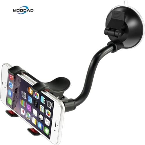 New Car Bracket Holder Auto Black Rearview Mirror 360 Rotation GPS Mobile Phone Holder Stand For Xiaomi IPhone Car Accessories