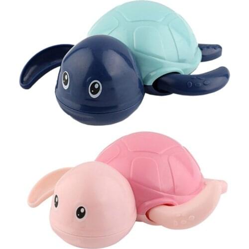 Baby Floating Bath Thermometer Infant Swim Turtle Clockwork Kids Beach Bath Toys
