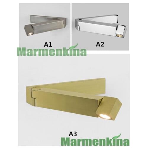 Bestselling hotel project can be rotated small wall lamp hotel room bedside LED reading light.AC:100-265V