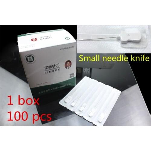 Chinese medical sterile Disposable Small needle knife Blade needle acupoint Acupuncture needle Flat scalp Reduce weight Slimming