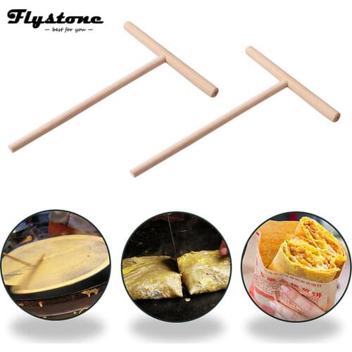 Kitchen Gadgets Chinese Specialty Maker Pancake Batter Wooden Spreader Stick Kitchen Accessories Kitchen Tool DIY
