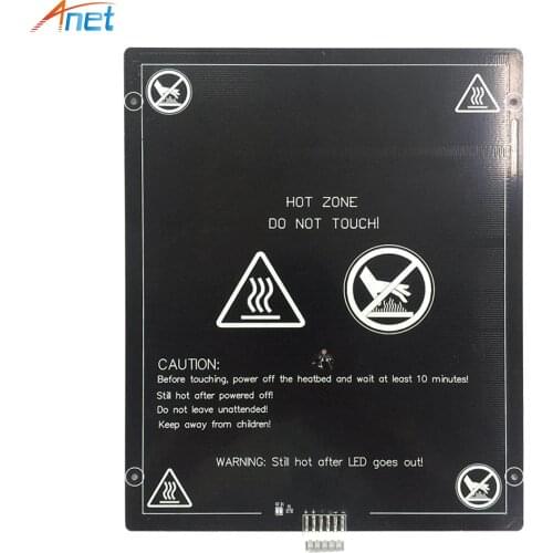 Anet 12V 24V 220x270mm 300*300mm Aluminum Heatbed Heating Bed Plate For 3D Printer E10 Hot Bed Heating Platform
