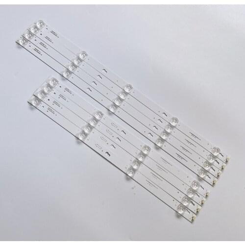8 PCS/Set LED Strip 55HR330M04B8 55HR330M05A8 JL.D55051330-004ES-M/D55041330 4C-LB5505-HR02J 4C-LB5504-HR07 4C-LB5504-HR