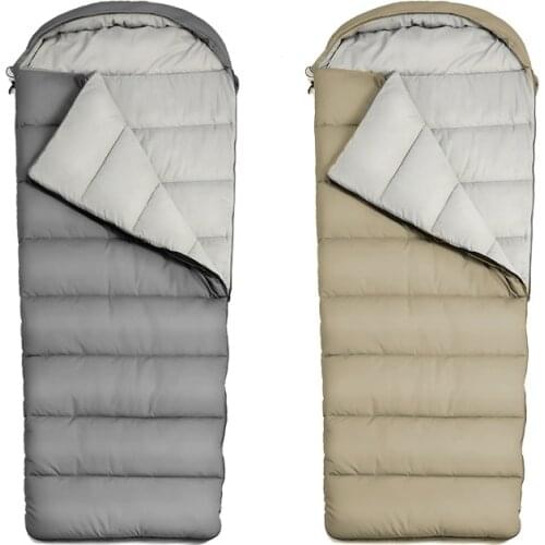 Widen Thicken Sleeping Bag for Hiking Camping Travel Office Home 4 Season Imitation Silk Warmer Quilt Sleeping Bag