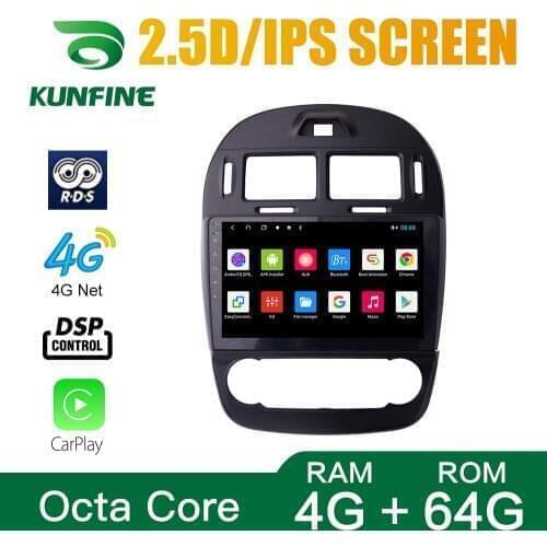 Octa Core Android 10.0 Car DVD GPS Navigation Player Deckless Car Stereo For KIA Cerato 2017-2019 High Radio Headunit WIFI