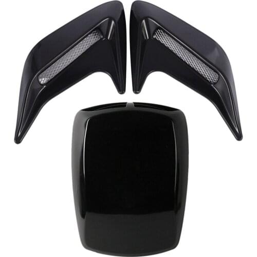 1 Pcs Universal Car Truck Hood Air Flow Intake Hood Scoop Vent & 2Pcs Vent Air Flow Mudguard Intake Sticker