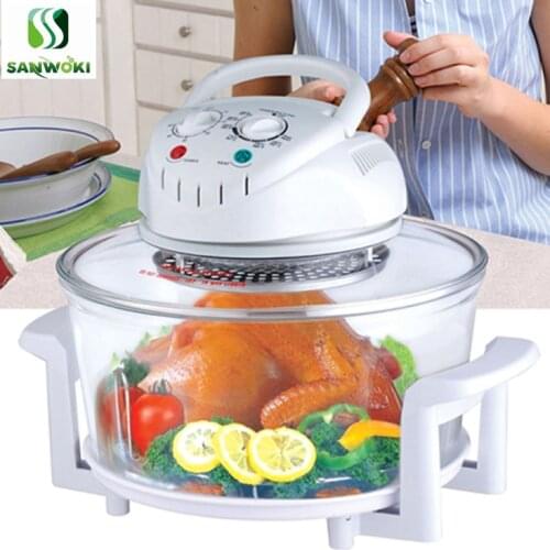12L electric infrared flavorwave hot air halogen cooker French fries fryer machine chicken roaster machine halogen oven