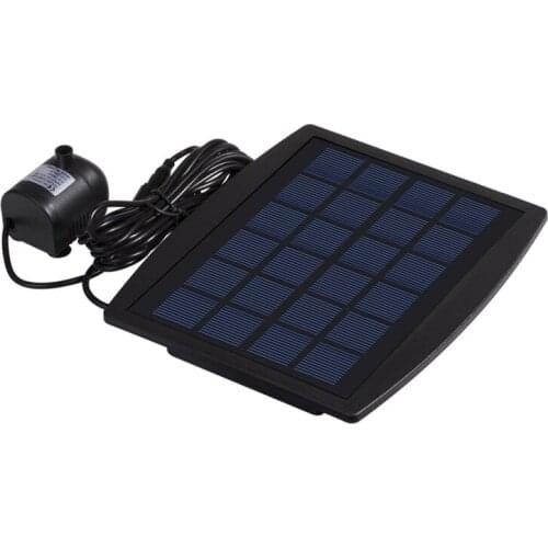 200L/H Marine water pump Water Feature Pump Aquarium Fountain Garden Pool Pond Solar Panel Powered