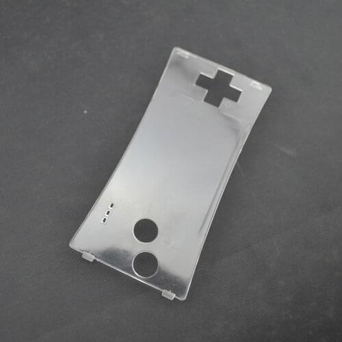 5 PCS Clear For Nintendo Game Boy Micro GBM Faceplate Replacement Front Shell Cover