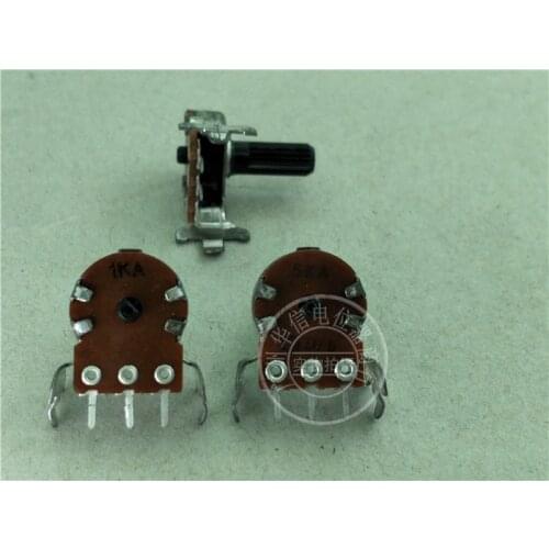 8pcs 161-type Horizontal Single Potentiometer A1K A5K / Shank Length 16MM / Knurling Shaft Width 22MM