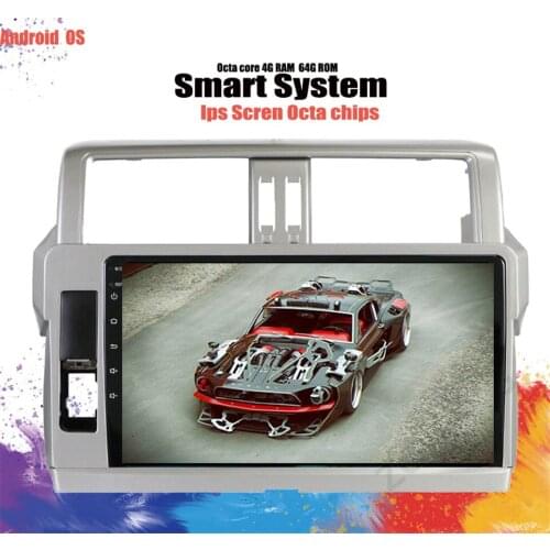 Android 10.0 For Toyota PRADO 150 2014 2015 2016 2017 Octa Core 10.1" 1280*720 Bluetooth IPS Car DVD Radio GPS Navigation System