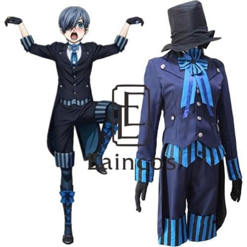Anime Black Butler Ciel Costume Cosplay Luxury Cruise ship Cosplay suit