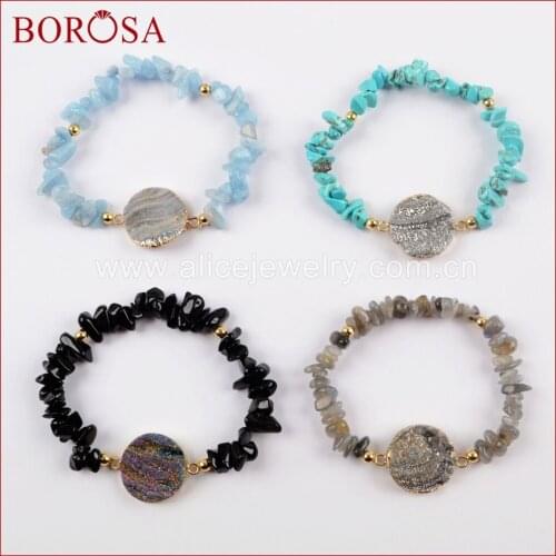 BOROSA Bracelets With Pendants