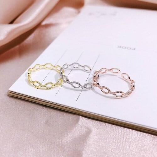 Whole Real 925 Sterling Silver Luxury Cross Chain Openable Rings Exquisite Dazzling Adjustable Charming Lasting Shiny Ring Women