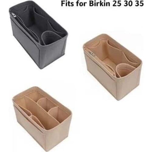 Ladies Insert Bag Storage Bag for Birkin25 30 35 40 Cosmetic Carry Bag Storage Bag Travel Inner Bag Portable Cosmetic Inner Bag