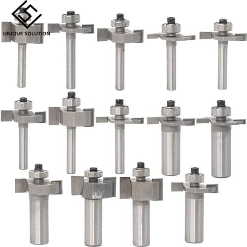 Arcade T Slot Router Bit 1/4" Shank 3/32" Cutting Depth 2 Flutes HSS T-Slot Woodworking Cutter Grooving Tool Cabinets Machines