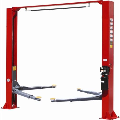 AOS 4 Tons Gantry Two Column Car Lift Manual Lock Release 2 post car lift