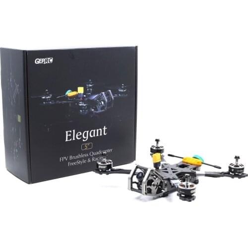 GEPRC Elegant SPAN F4 BLHELIS 40A AIO 5.8G 48CH 600mW Runcam Swift 2 GR2306 2450KV 4S 230mm 5inch FPV Freestyle Drone
