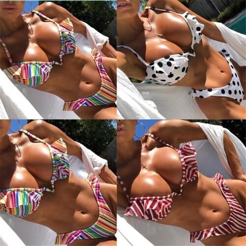 Hot New Sexy Ruffled Bikini Swimsuit