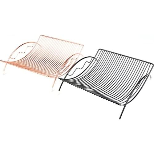 2021 Fruit Dish Household Hollow Out Fruit Basket Metal Storage Rack for Fruit Candies Snacks Multifunctional metal fruit basket