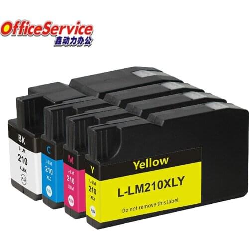 LM210 LM-210XL compatible Ink Cartridge For Lexmark OfficeEdge Pro4000c Pro4000 Pro5500 Pro5500t inkjet printer