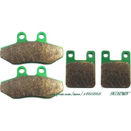 Disc Brake Pads Set For Derbi Gpr50 Gpr 50 R/ Replica 1997 1998 1999 2000 2001 2002 2003 2004 2005 / Bultaco Lobito 50 1998 &Up