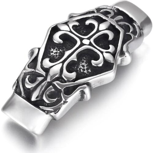 Stainless Steel Connector Charms Polished 12x6mm Hole Link Bracelet Component DIY Accessories Jewelry Making