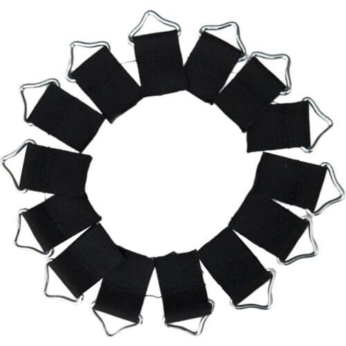 10x Solid Triangle Rings High Strength V-Ring Buckle Loop for Straps Trampoline Mat Accessories Hardware