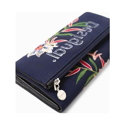 Wholesale Original Spain .laugiseD Fashion Wallet Porte Feuille Femme Sacs Portefeuilles Femme Bleu Lady Purse Carteira Mujer Po