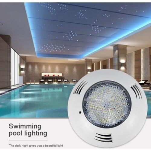 Hot 18W Led Rgb Underwater Swimming Pool Lights Waterproof Pool Light ABS Multi-color Wall Lights With Remote Controller Piscina