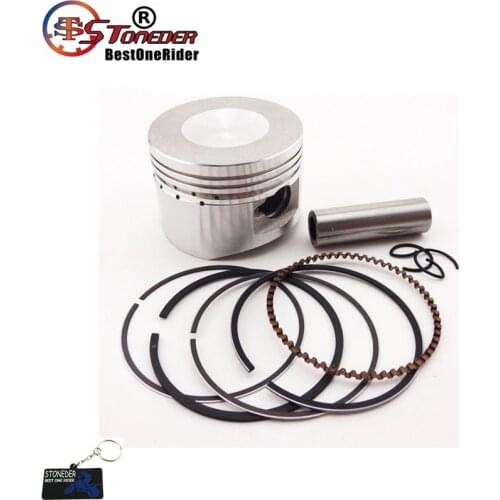 STONEDER 52mm Piston 13mm Pin Ring For Chinese Lifan 110cc Engine Pit Dirt Bike ATV Quad