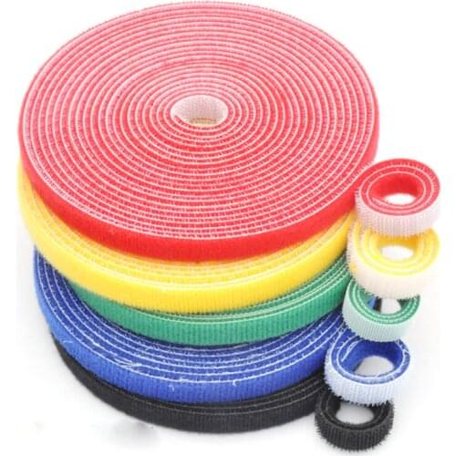 1X500Cm Magic Tape Self Adhesive Fastener Tape Hook & Loop Fasteners Cable Tie Nylon Hook Loop Fastener Velcro Sweing Clothes