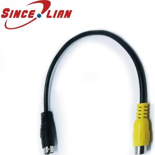 SINCILIAN 20PCS Audio Video Cable Connector Butt Plug Male To Female 1MD4 To 1RCA Audio Video AV Cable Cord 25cm Usb Connector