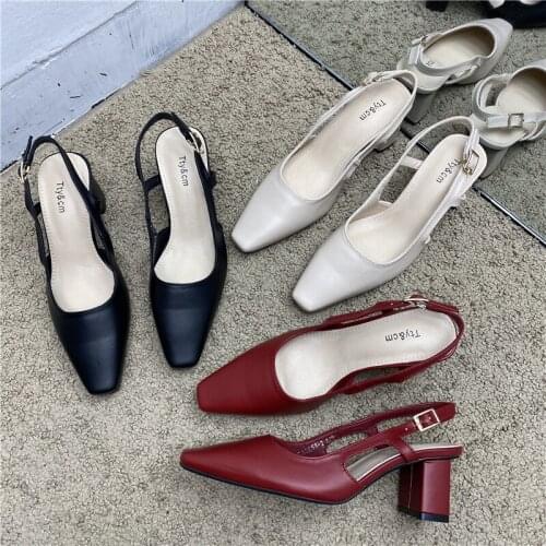 Wedding Party Dress Shoes For Women Luxury Pumps Casual Women Slingback Sandals Back Strap Valentine Sexy Hight Heel Sandals