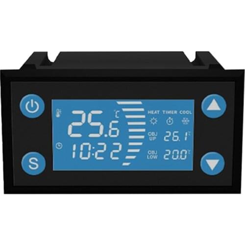 110-220V Smart Temperature Controller w Timer for Incubator Aquarium Thermostat
