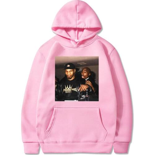 Funny 2 Pac Tupac Boxing Legends Mike Shakur Dr Dre La Trap hoodies Hip Hop Rap Hoodie Men Cotton Tees Streetwear sweatshirt