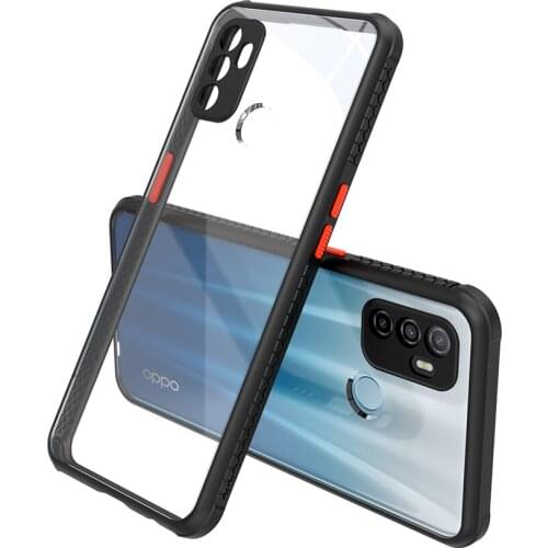 Lens Protector Phone Case For OPPO A52 A92 A92S A53 A91 A15 A93 A7 A12 A9 A5 A33 A73 2020 Transparent Silicone Shell Case Cover