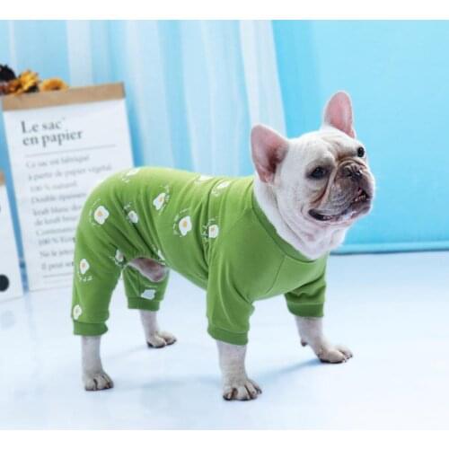 Pet Jumpsuit Apparel Poached Eggs Pattern Cosplay Four-leg Pet Dogs Romper Clothes Pet Supplies Cute Dogs Romper Costume