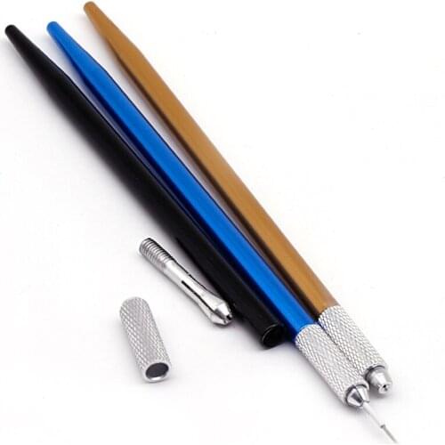 1pcs Microblading Manual Pen Professional Semi Permanent Makeup Tattoo Eyebrow stainless steel for eyebrow eyeliner lip