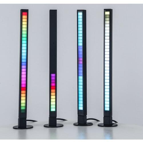 2021 Pickup Rhythm Light Atmosphere Light New RGB Voice-Activated Rhythm Music Car Desktop Retrofit LED Lantern Ambient Light