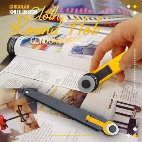 28mm Patchwork Roller Wheel Knife Cloth Cutting Knife Leather Paper Fabric Craft Fabrics Rotary Cutter DIY Sewing Accessorie