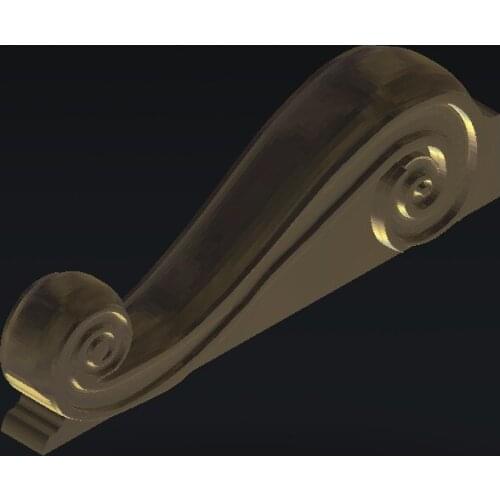 Furniture 4 axis STL relief file model for cnc router engraving cutting carving type3 artcam aspire M288-6