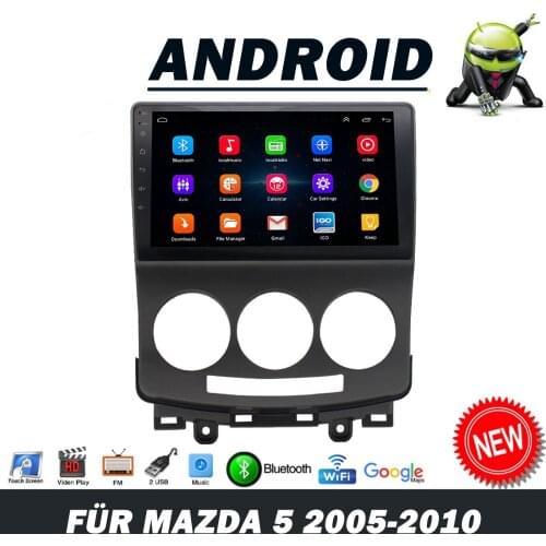 2 Din Android 10.0 Car Multimedia Player for Mazda 5 2005-2010 Car Radio Stereo GPS Navigation Head Unit WIFI 2 + 32G