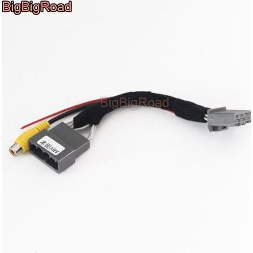 BigBigRoad For Honda HRV H-RV XRV X-RV Vezel 2013~2016 34 Pins Car Adapter Connector Wire Cable Rear View Camera