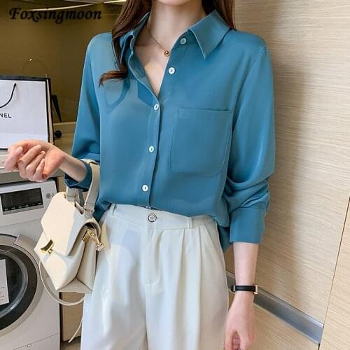 Шелковые блузки Foxsingmoon China At AliExpress